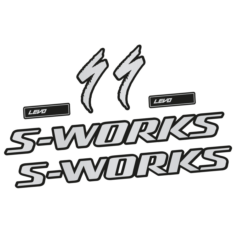 Aufkleber S-Works Turbo Levo Gen3 2022, Rahmen, Fahrradaufkleber Vinyl