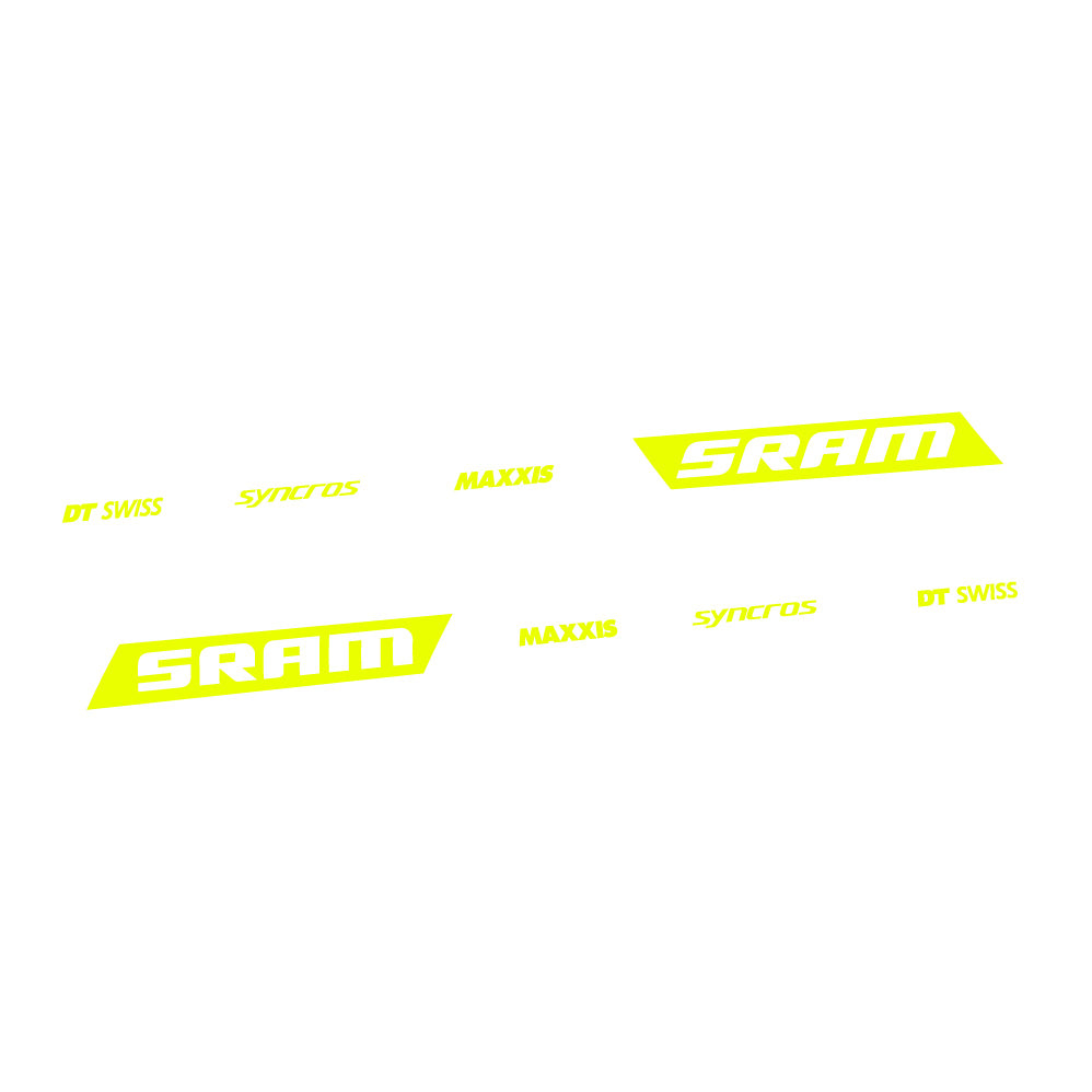 Aufkleber Scott Spark RC WC Sram DT Swiss Maxxis Syncross, Rahmenschwinge, Fahrradaufkleber Vinyl
