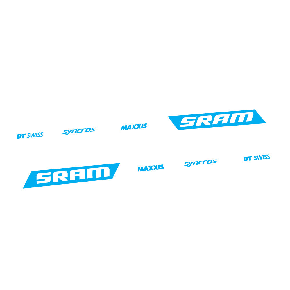 Aufkleber Scott Spark RC WC Sram DT Swiss Maxxis Syncross, Rahmenschwinge, Fahrradaufkleber Vinyl