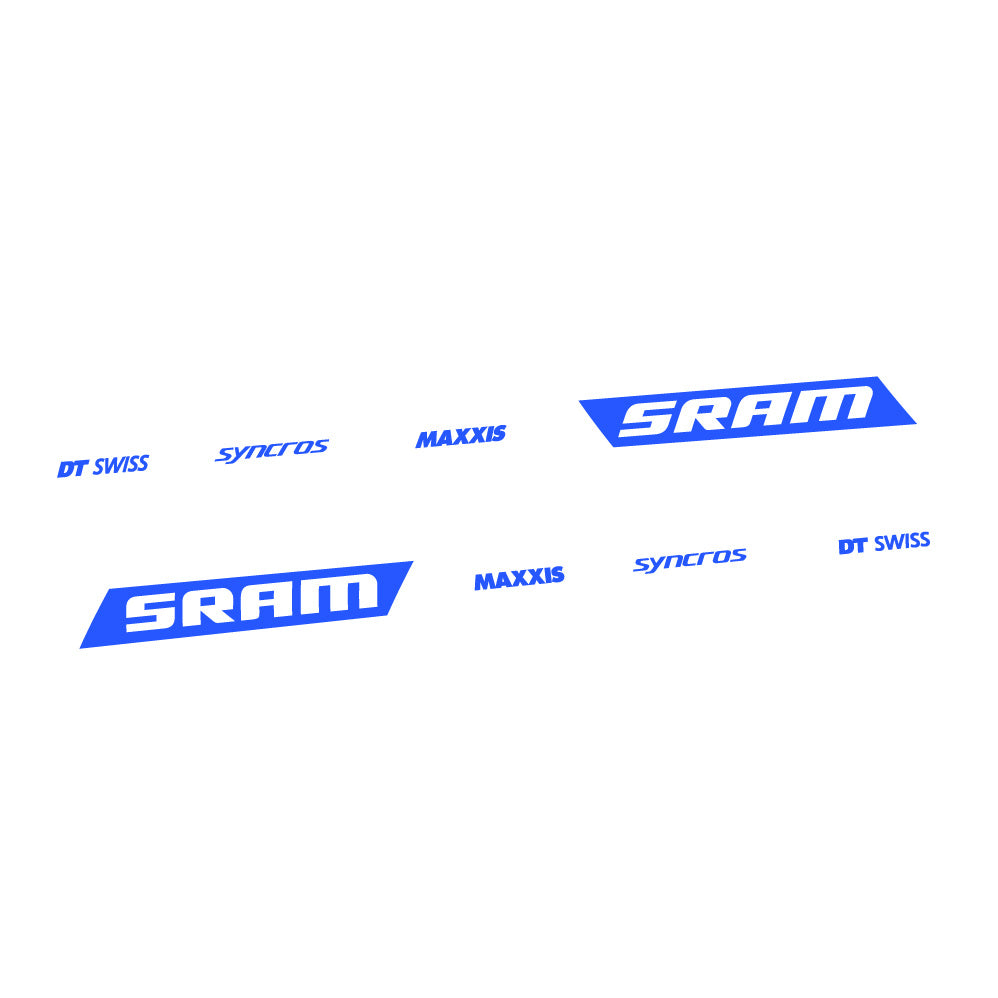 Aufkleber Scott Spark RC WC Sram DT Swiss Maxxis Syncross, Rahmenschwinge, Fahrradaufkleber Vinyl