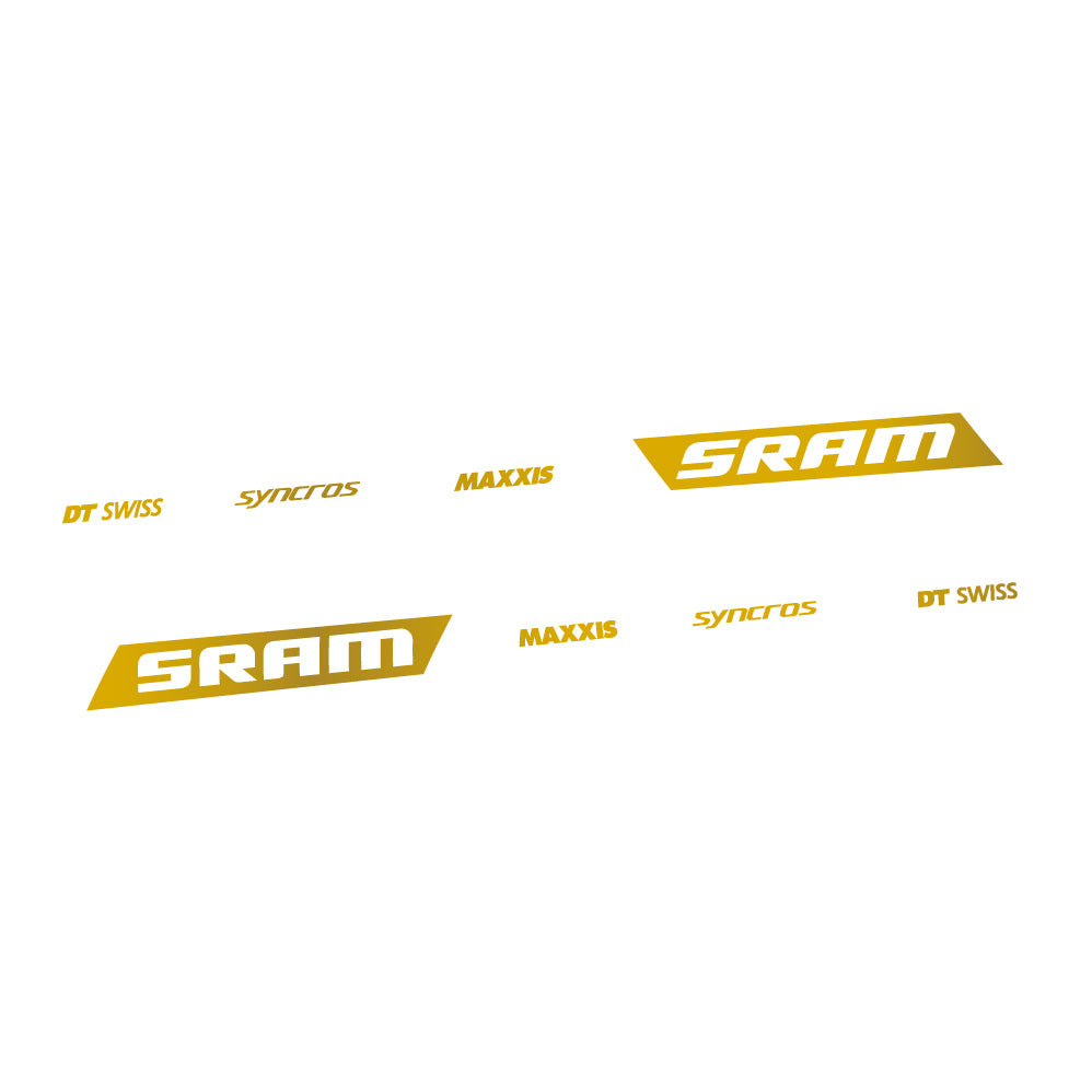 Aufkleber Scott Spark RC WC Sram DT Swiss Maxxis Syncross, Rahmenschwinge, Fahrradaufkleber Vinyl
