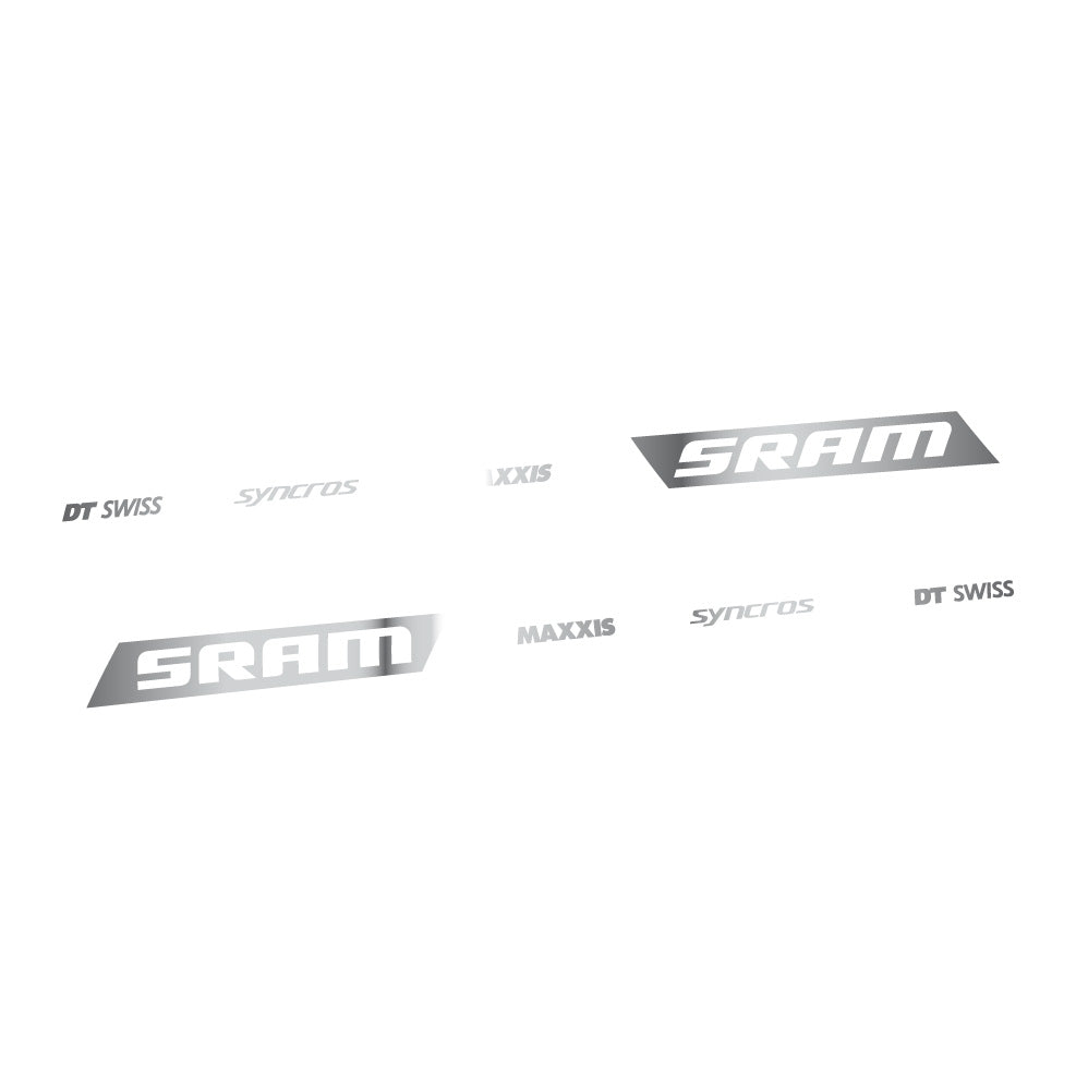 Aufkleber Scott Spark RC WC Sram DT Swiss Maxxis Syncross, Rahmenschwinge, Fahrradaufkleber Vinyl