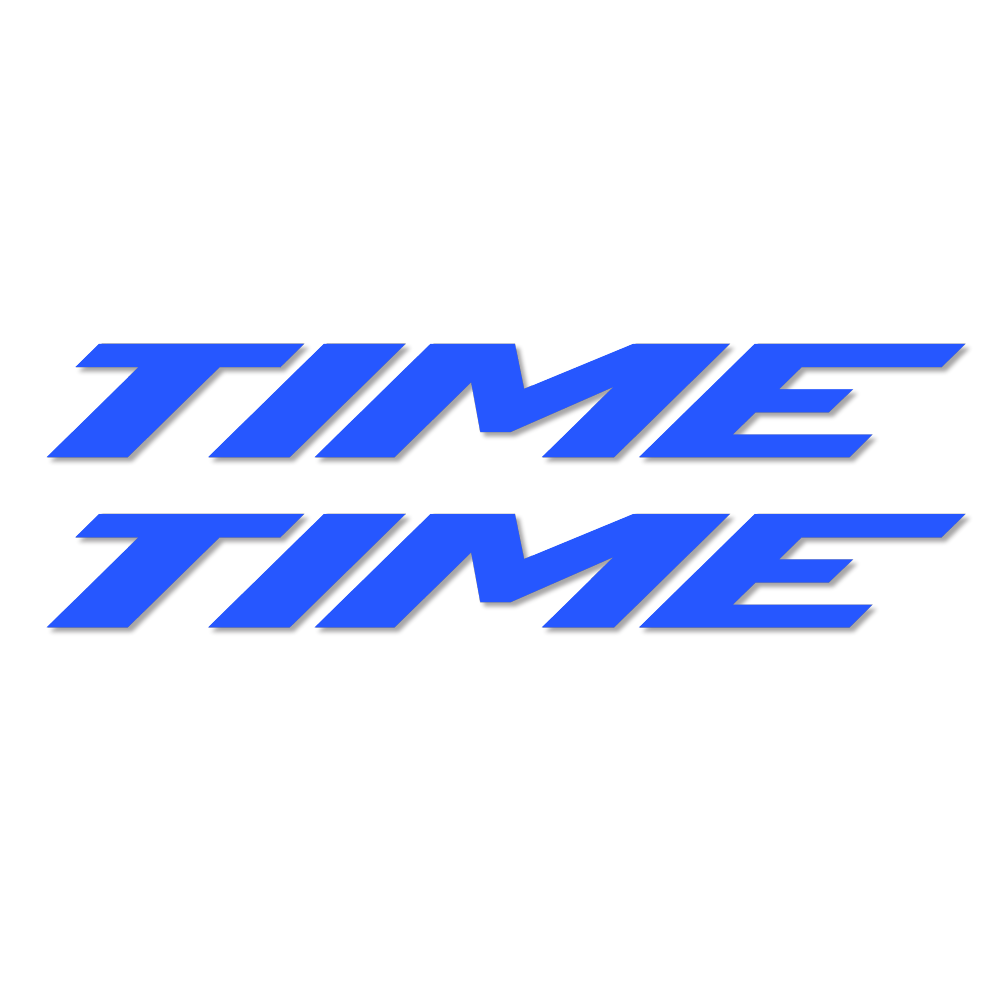 Decal Time, Frame, bike sticker vinyl