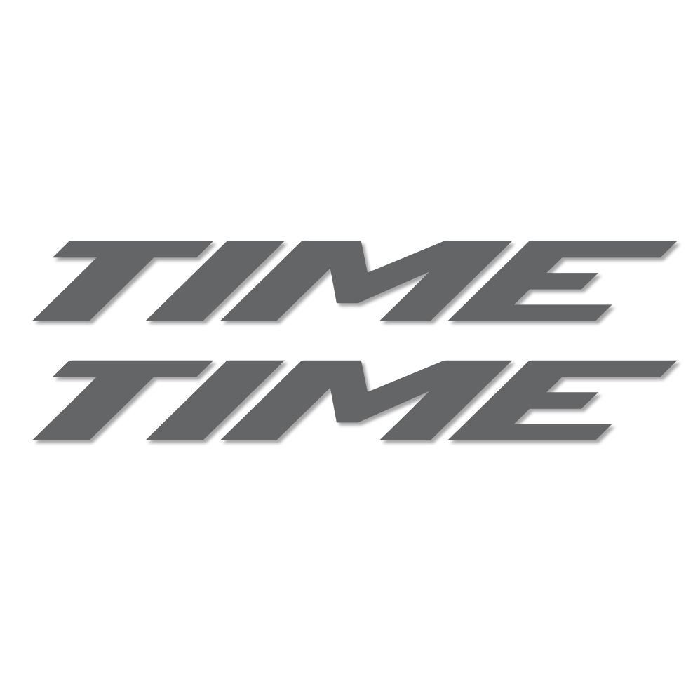 Decal Time, Frame, bike sticker vinyl