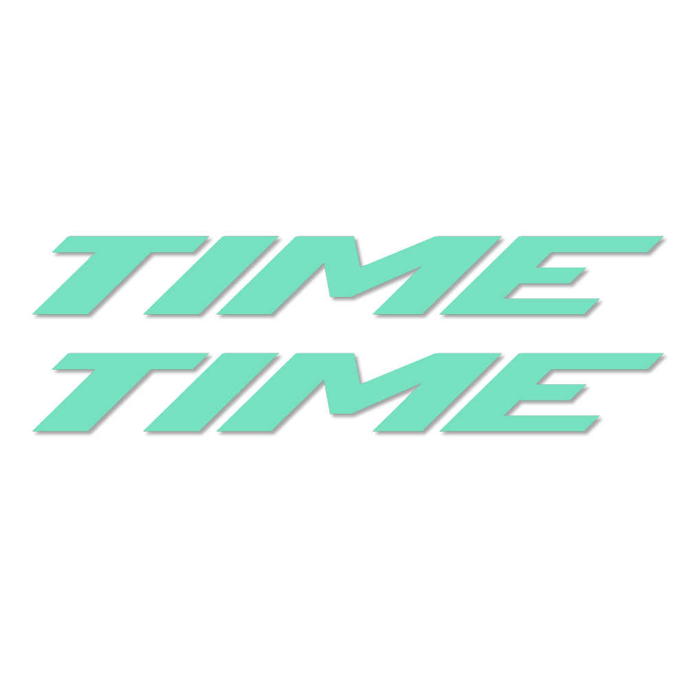 Decal Time, Frame, bike sticker vinyl