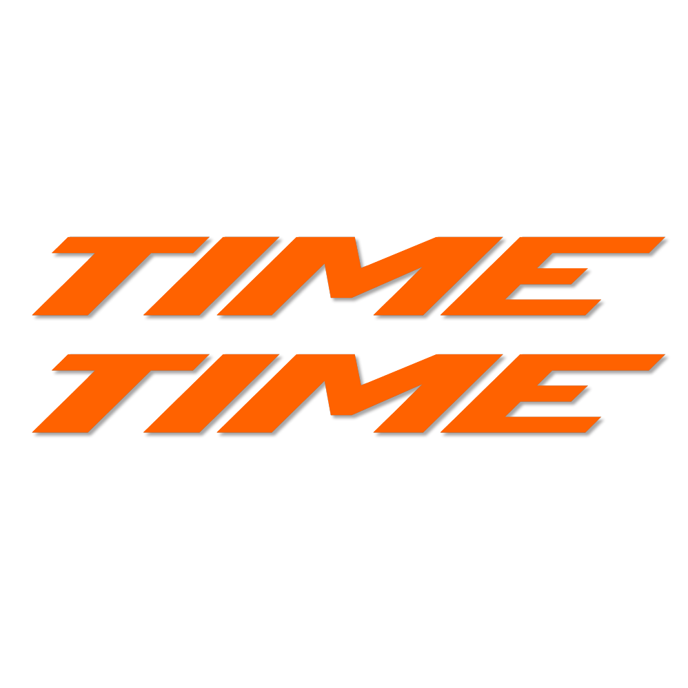 Decal Time, Frame, bike sticker vinyl