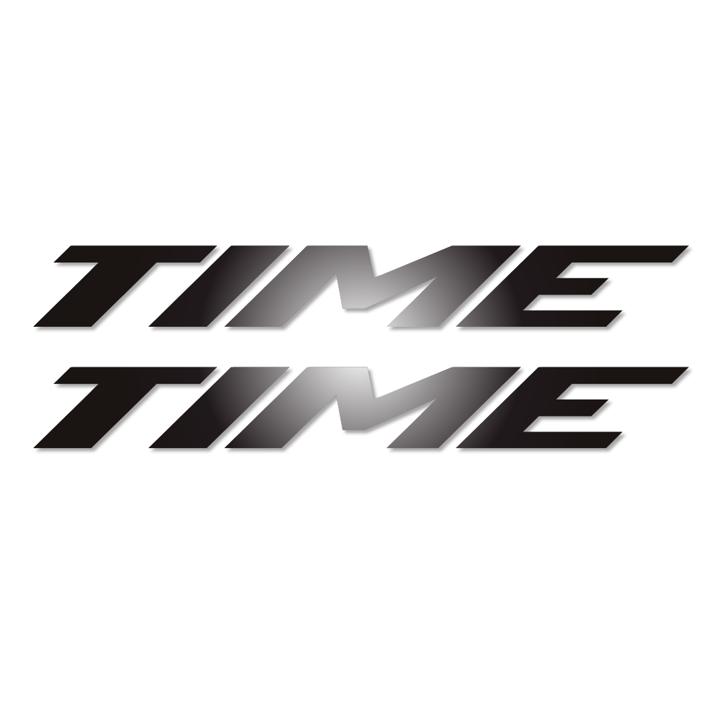 Decal Time, Frame, bike sticker vinyl