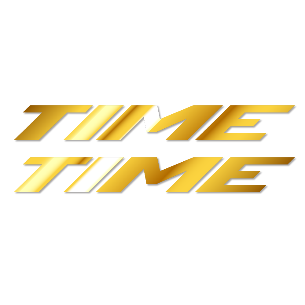 Decal Time, Frame, bike sticker vinyl