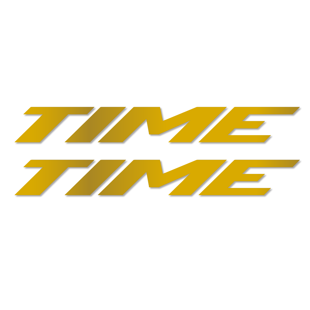 Decal Time, Frame, bike sticker vinyl