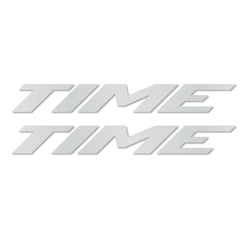 Decal Time, Frame, bike sticker vinyl