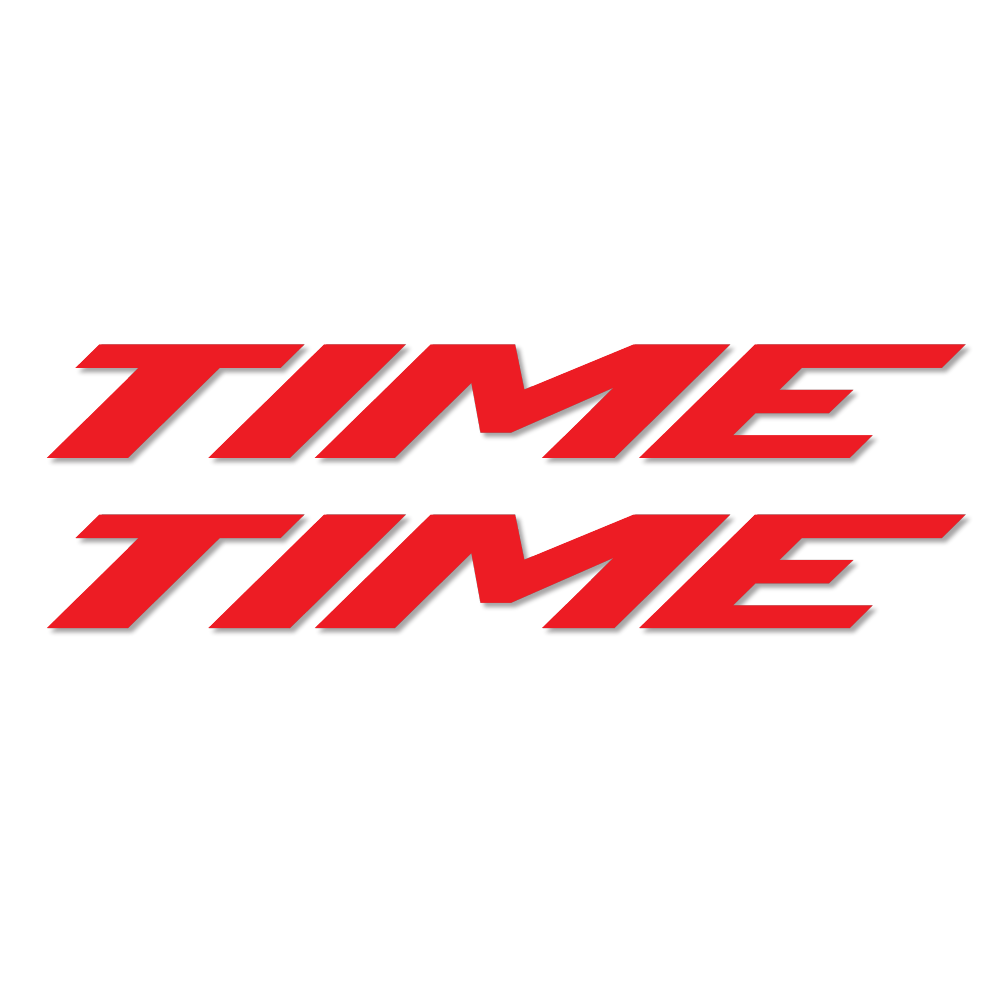 Decal Time, Frame, bike sticker vinyl