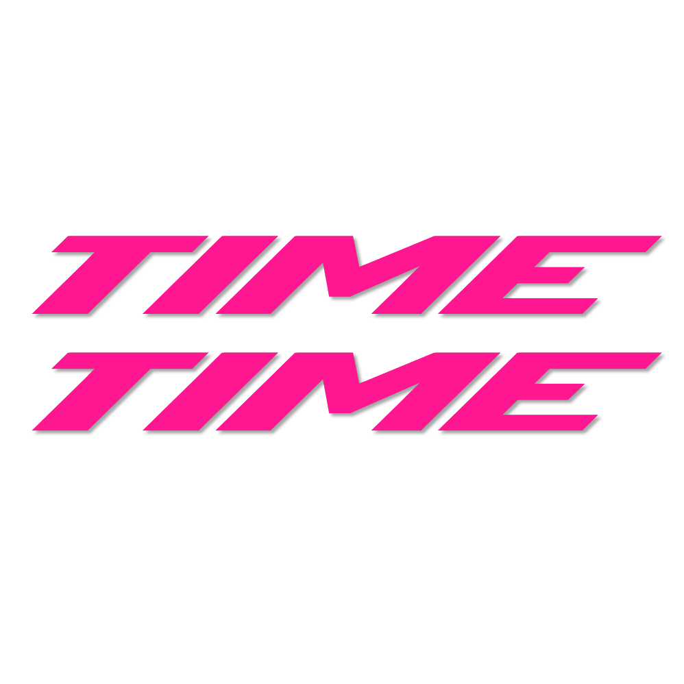 Decal Time, Frame, bike sticker vinyl