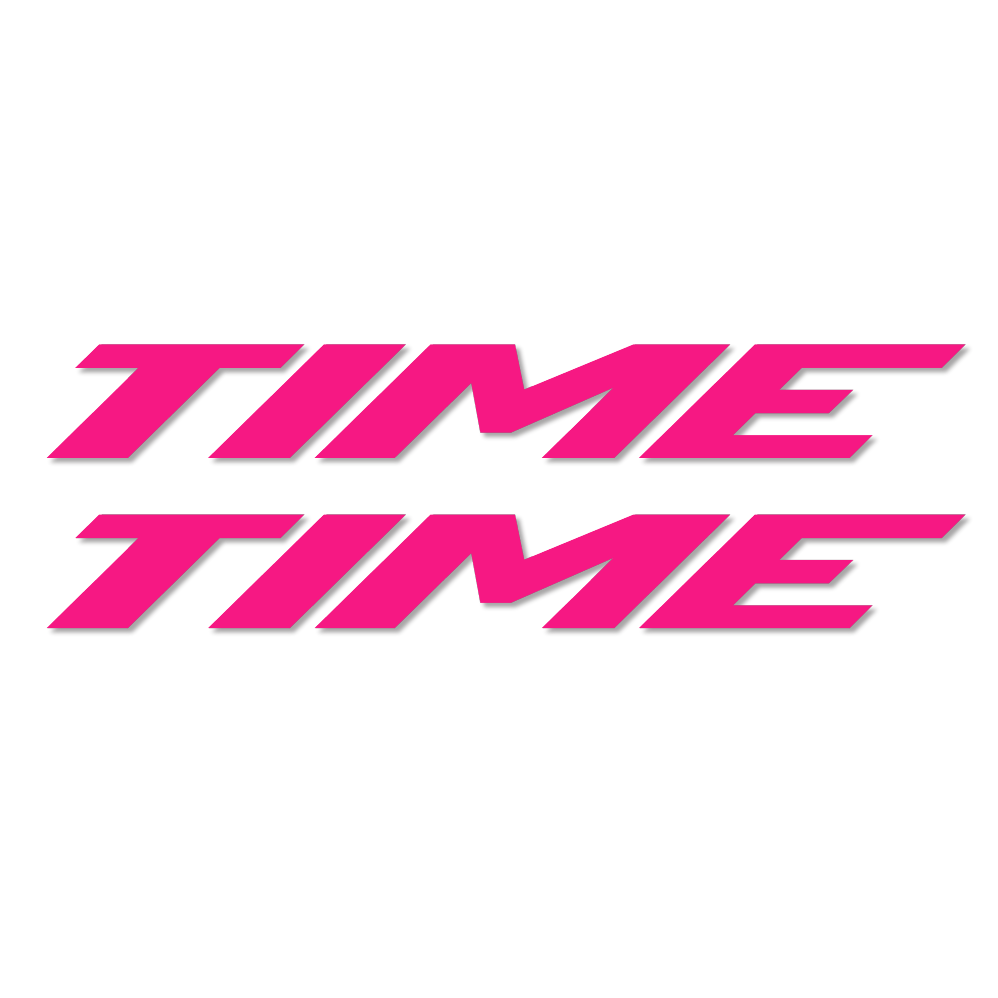 Decal Time, Frame, bike sticker vinyl