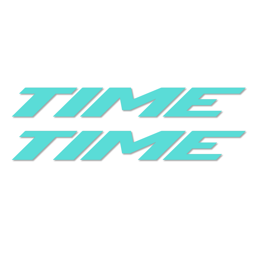 Decal Time, Frame, bike sticker vinyl