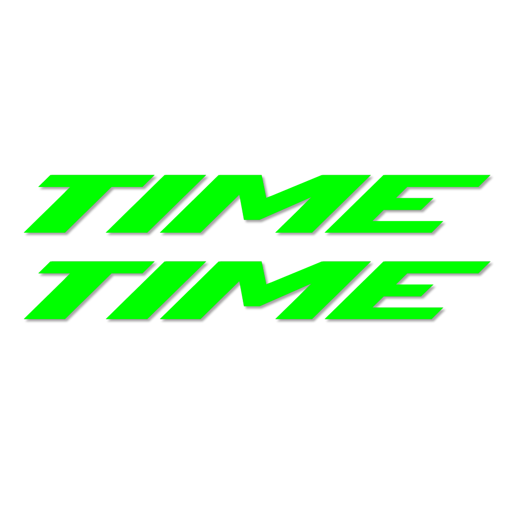 Decal Time, Frame, bike sticker vinyl