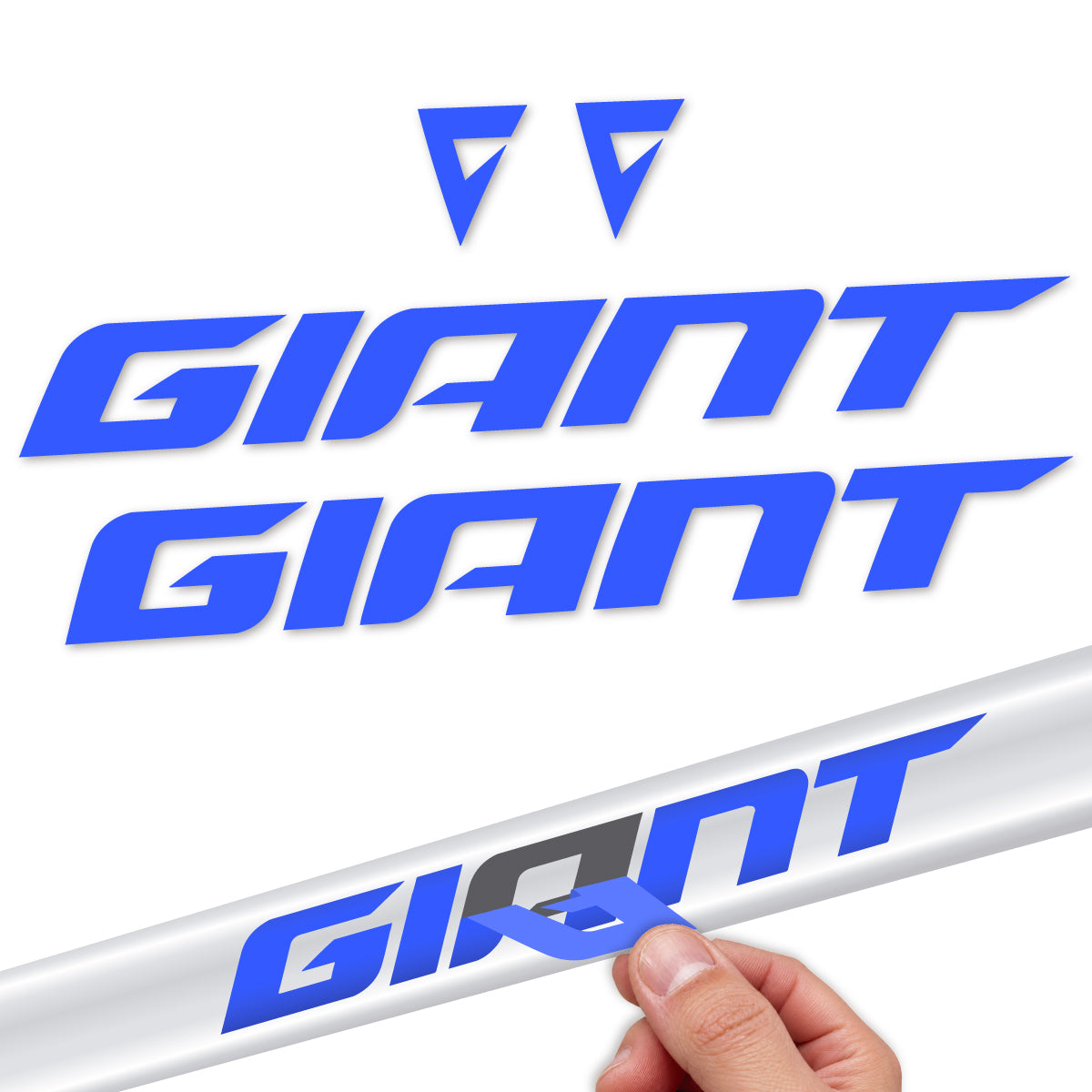 Compatible Stickers for Giant Anthem 2024-2025, Frame vinyl decals - Medium Blue