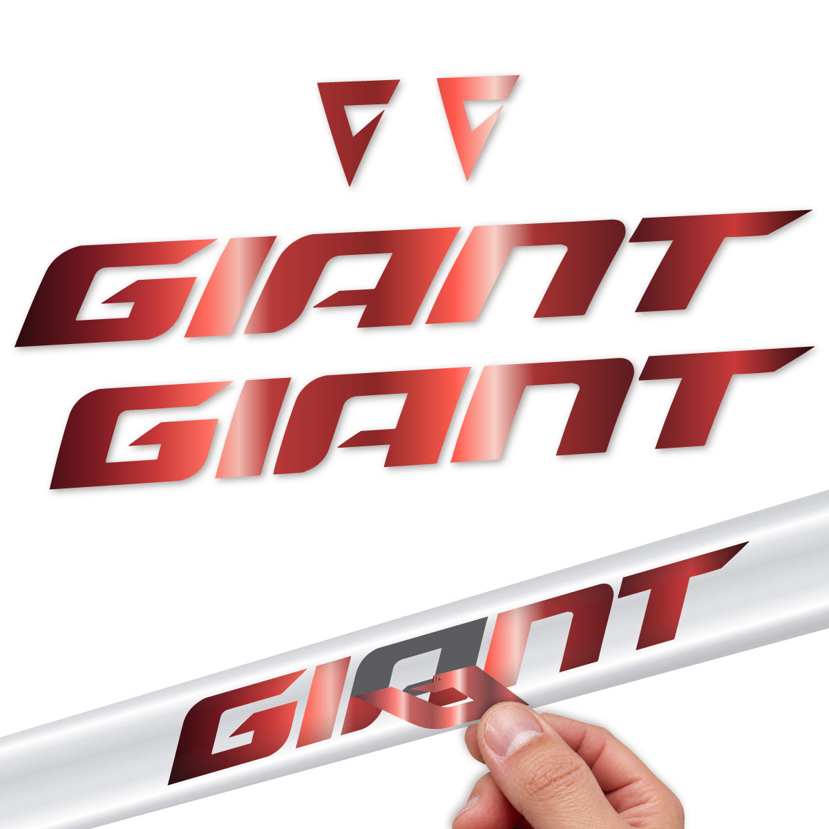 Compatible Stickers for Giant Anthem 2026, Frame vinyl decals - Copper