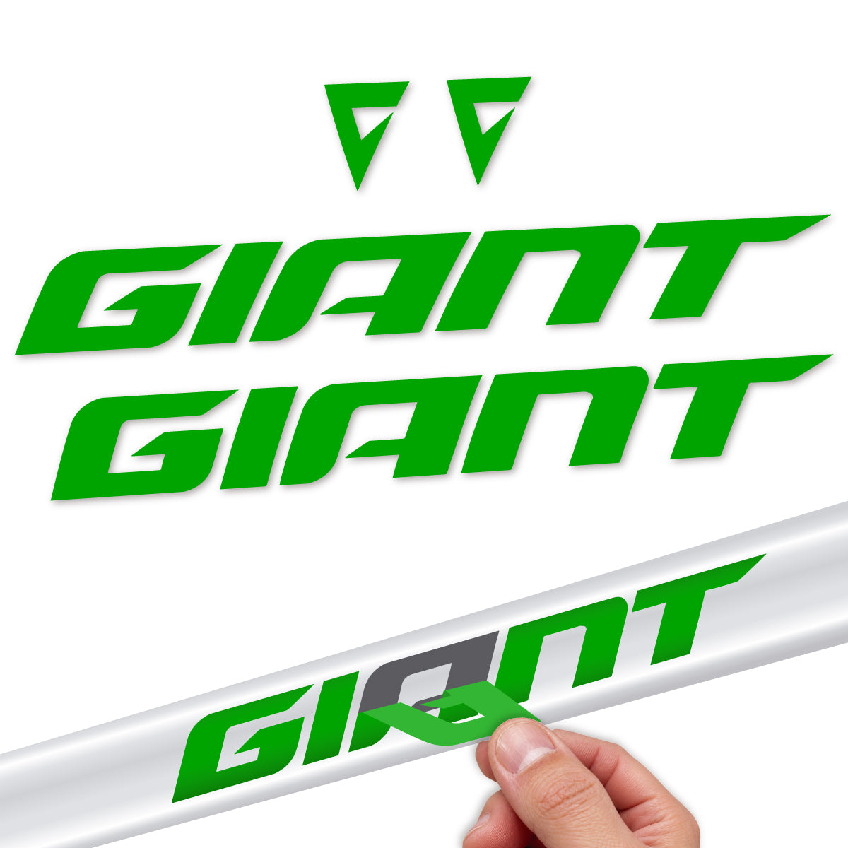 Compatible Stickers for Giant Anthem 2026, Frame vinyl decals - Green
