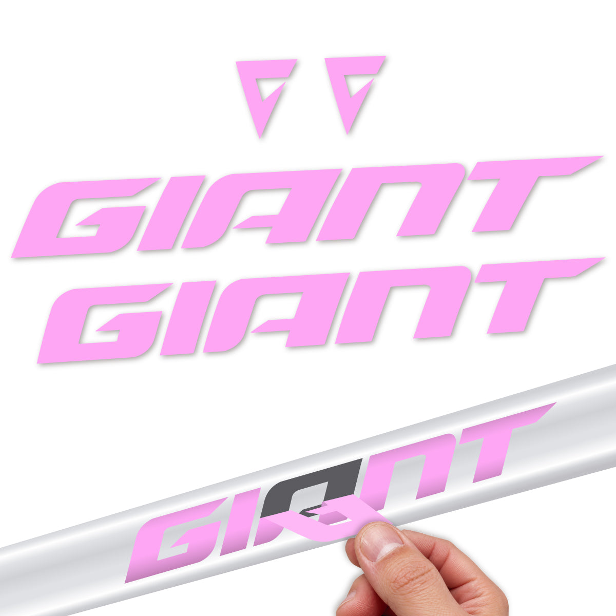 Compatible Stickers for Giant Anthem 2026, Frame vinyl decals - Light Lilac