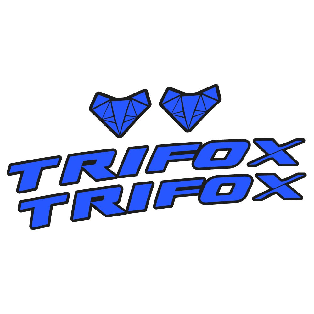 Aufkleber Trifox RHB200, Lenker, Fahrradaufkleber Vinyl