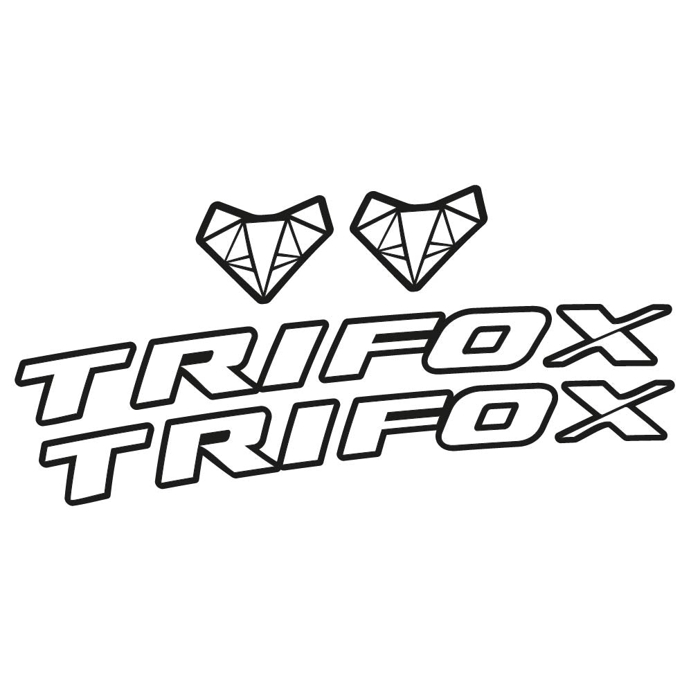 Aufkleber Trifox RHB200, Lenker, Fahrradaufkleber Vinyl