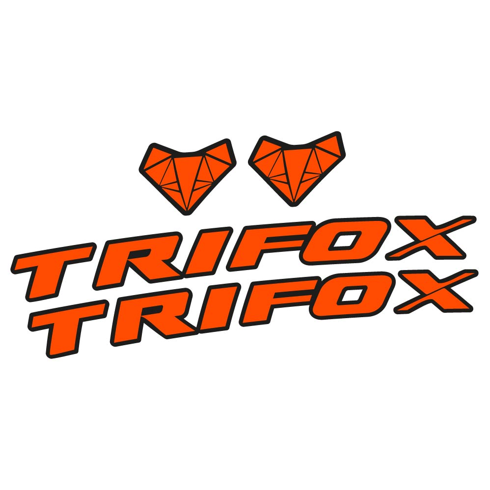 Aufkleber Trifox RHB200, Lenker, Fahrradaufkleber Vinyl