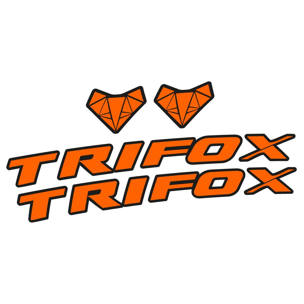 Aufkleber Trifox RHB200, Lenker, Fahrradaufkleber Vinyl