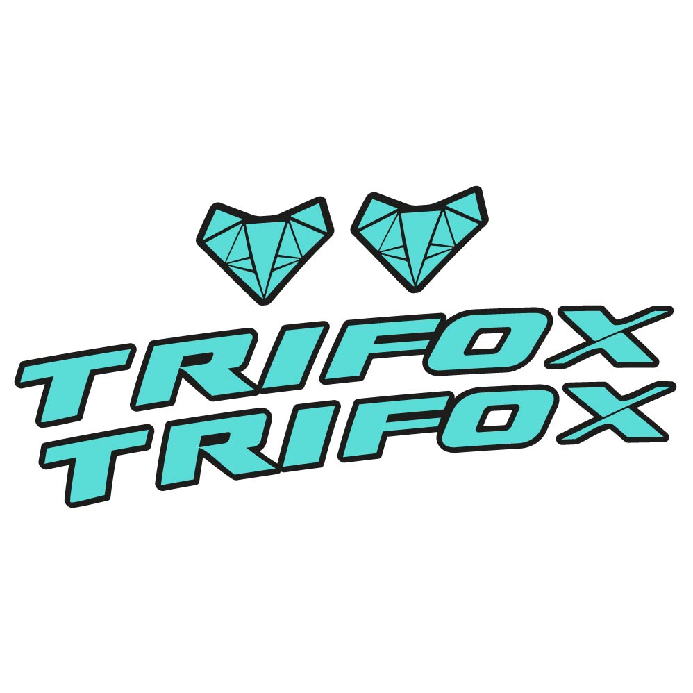 Aufkleber Trifox RHB200, Lenker, Fahrradaufkleber Vinyl