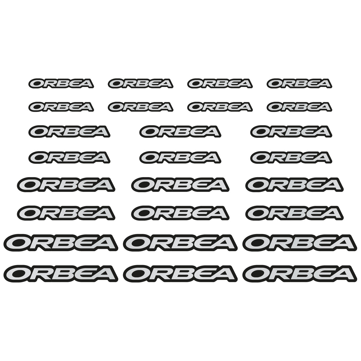 Aufkleber, Orbea-Logo, Helm, Fahrradaufkleber, Vinyl