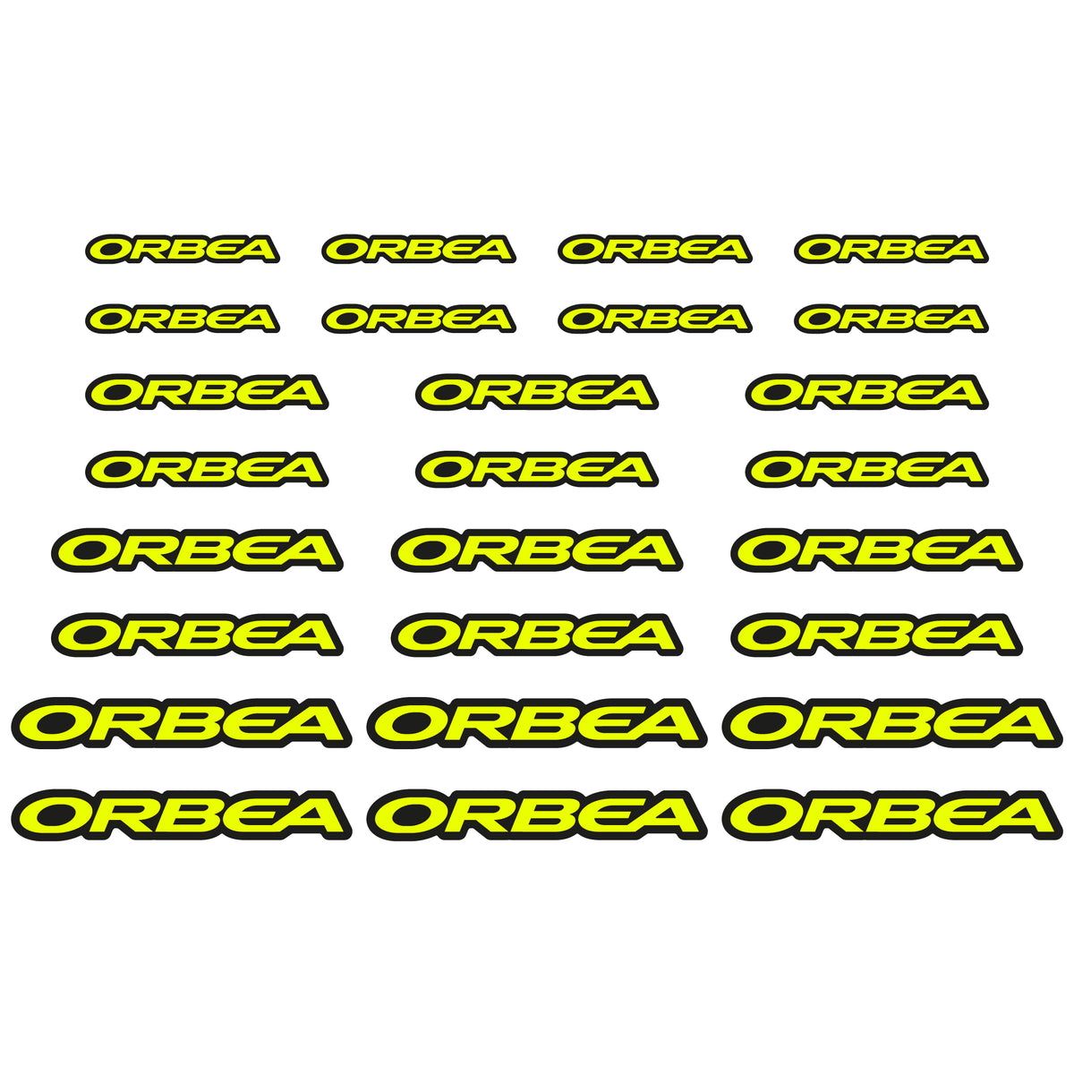 Aufkleber, Orbea-Logo, Helm, Fahrradaufkleber, Vinyl
