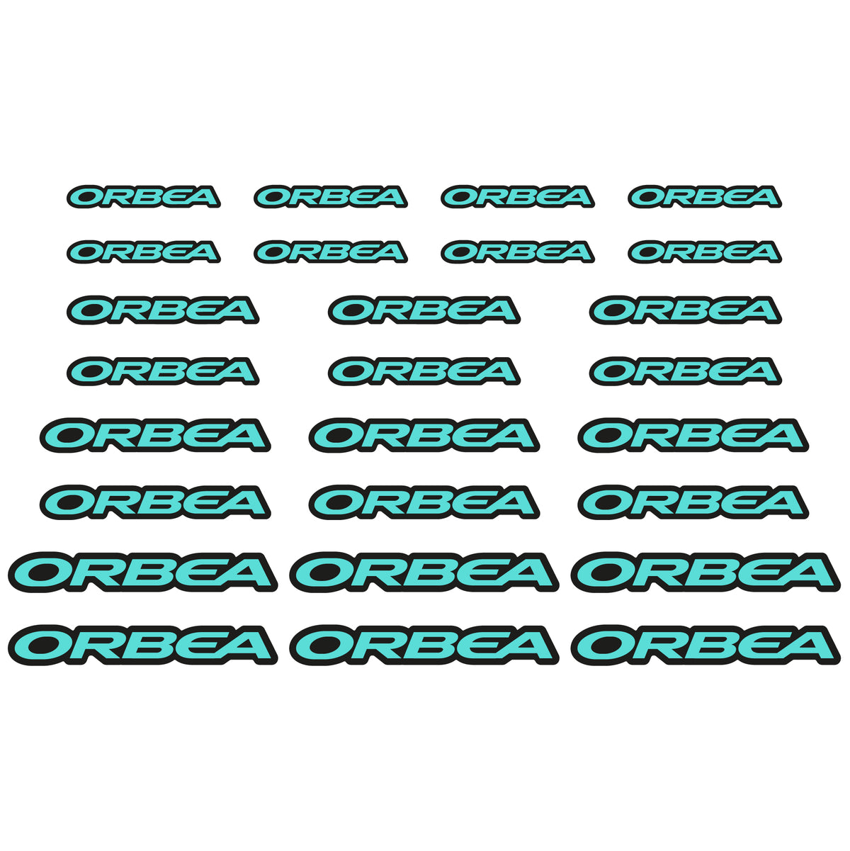 Aufkleber, Orbea-Logo, Helm, Fahrradaufkleber, Vinyl