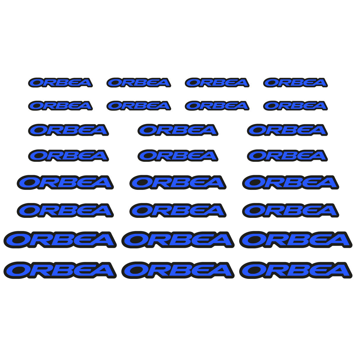 Aufkleber, Orbea-Logo, Helm, Fahrradaufkleber, Vinyl