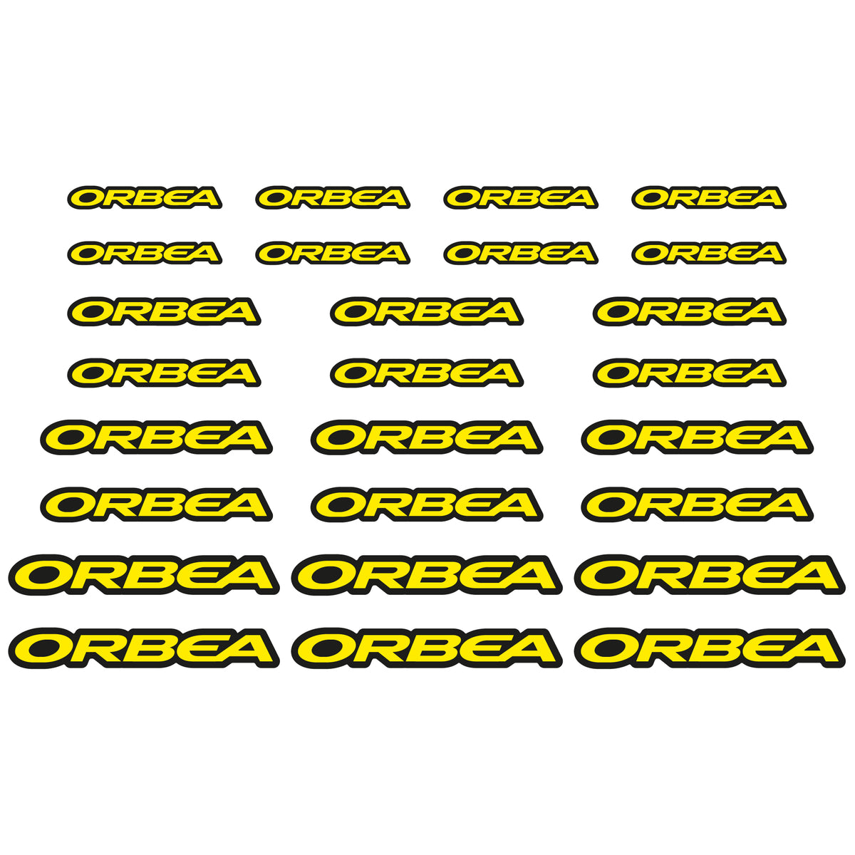 Aufkleber, Orbea-Logo, Helm, Fahrradaufkleber, Vinyl