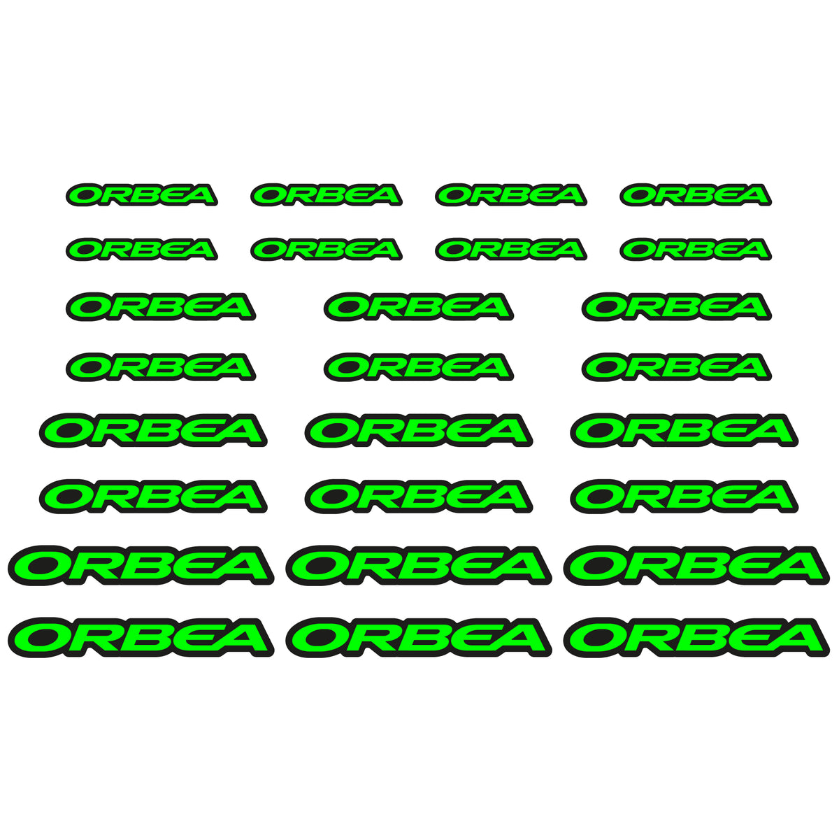 Aufkleber, Orbea-Logo, Helm, Fahrradaufkleber, Vinyl