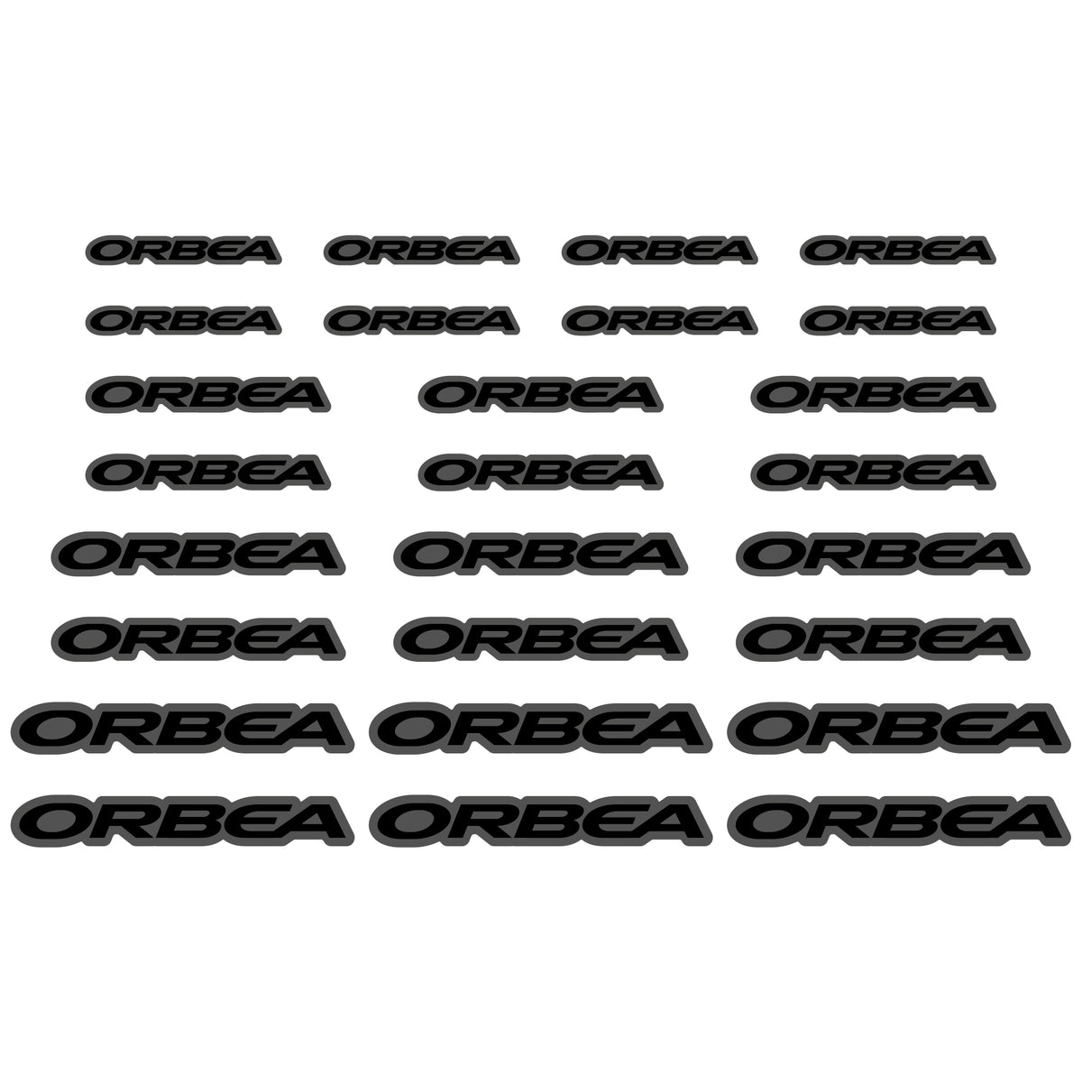 Aufkleber, Orbea-Logo, Helm, Fahrradaufkleber, Vinyl