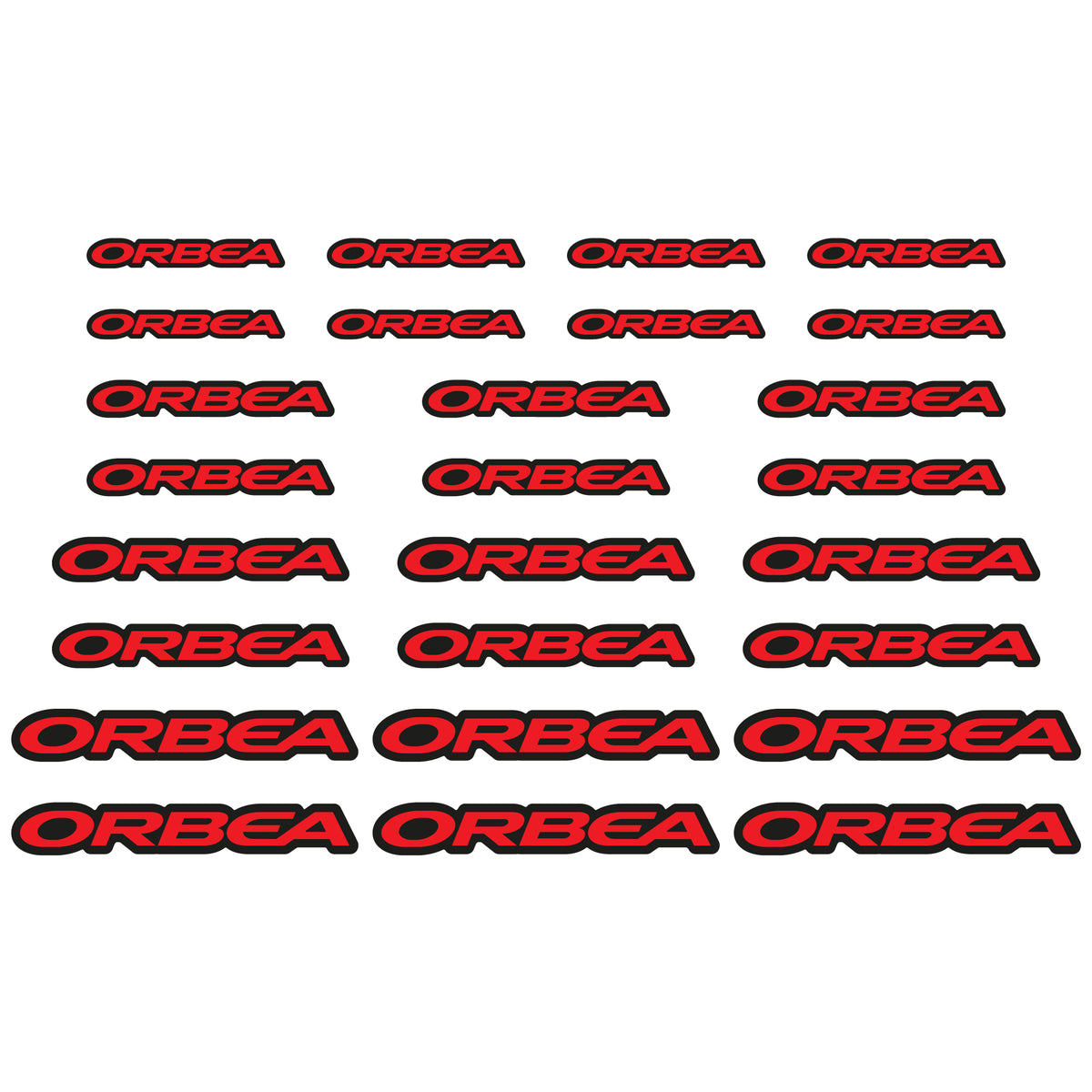 Aufkleber, Orbea-Logo, Helm, Fahrradaufkleber, Vinyl