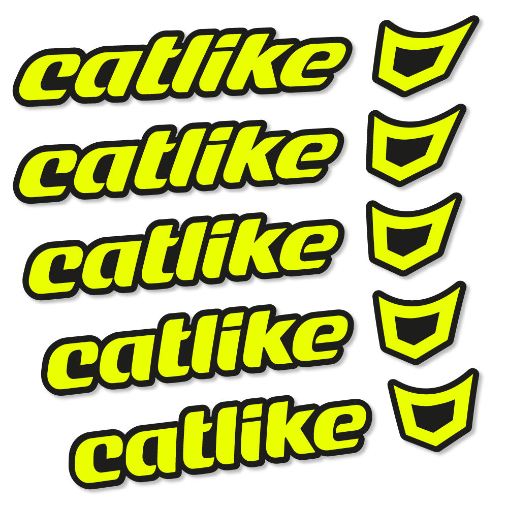 Aufkleber Catlike, Helm, Fahrradaufkleber Vinyl