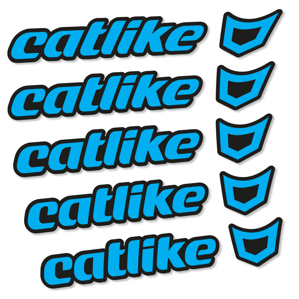 Aufkleber Catlike, Helm, Fahrradaufkleber Vinyl