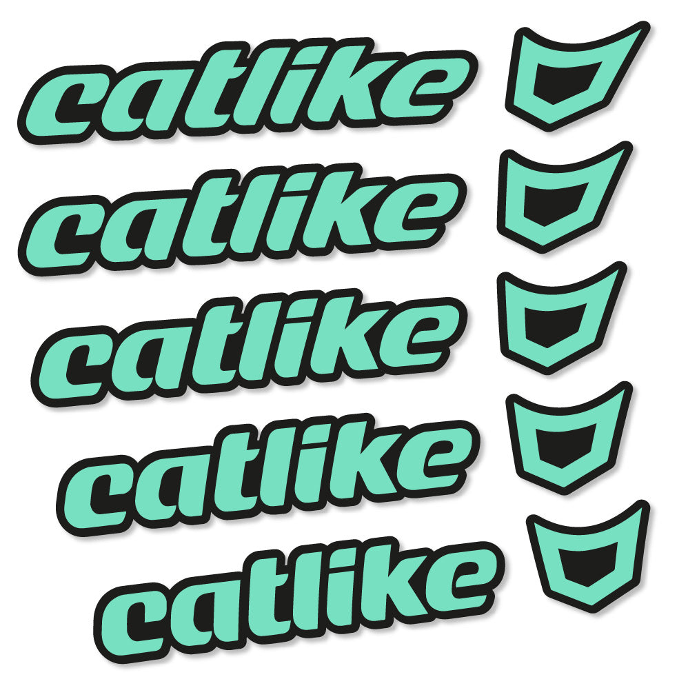 Aufkleber Catlike, Helm, Fahrradaufkleber Vinyl