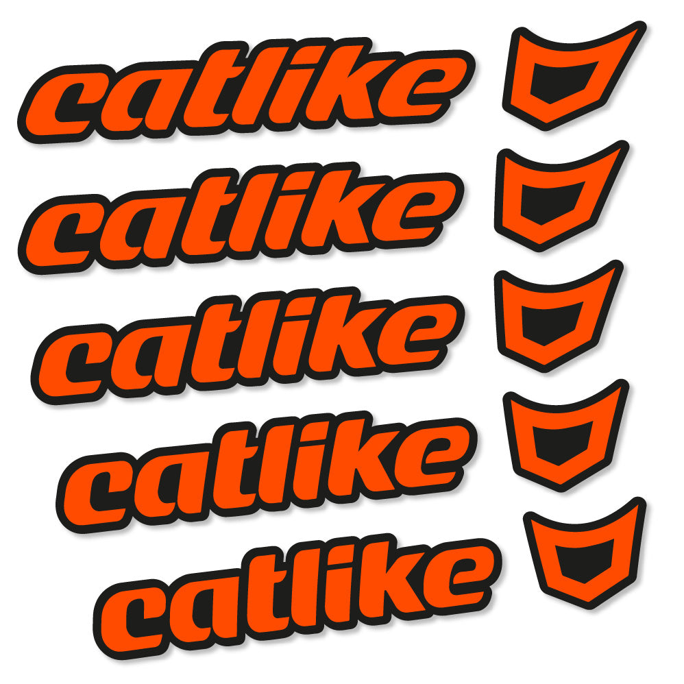 Aufkleber Catlike, Helm, Fahrradaufkleber Vinyl
