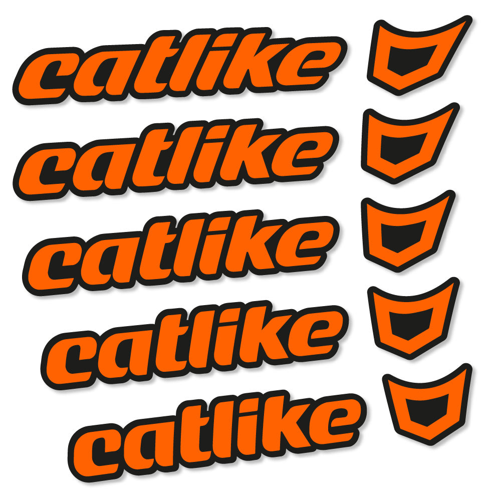 Aufkleber Catlike, Helm, Fahrradaufkleber Vinyl