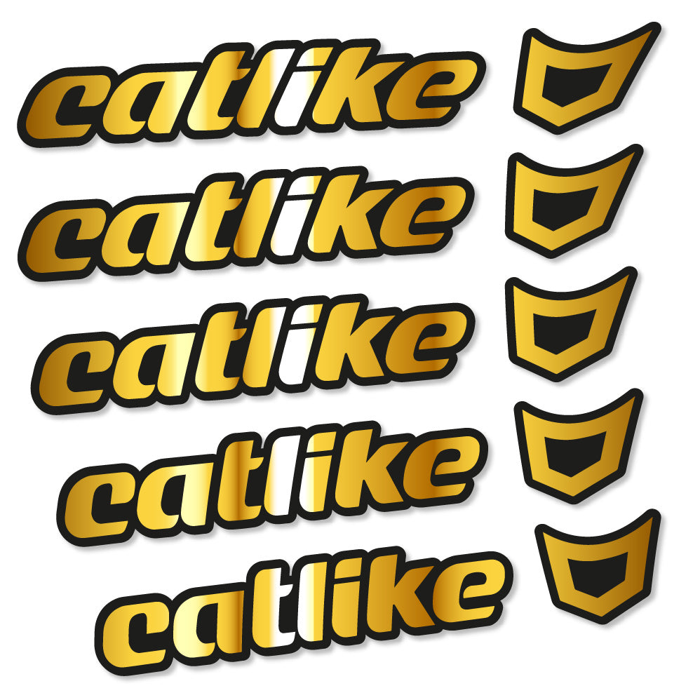 Aufkleber Catlike, Helm, Fahrradaufkleber Vinyl
