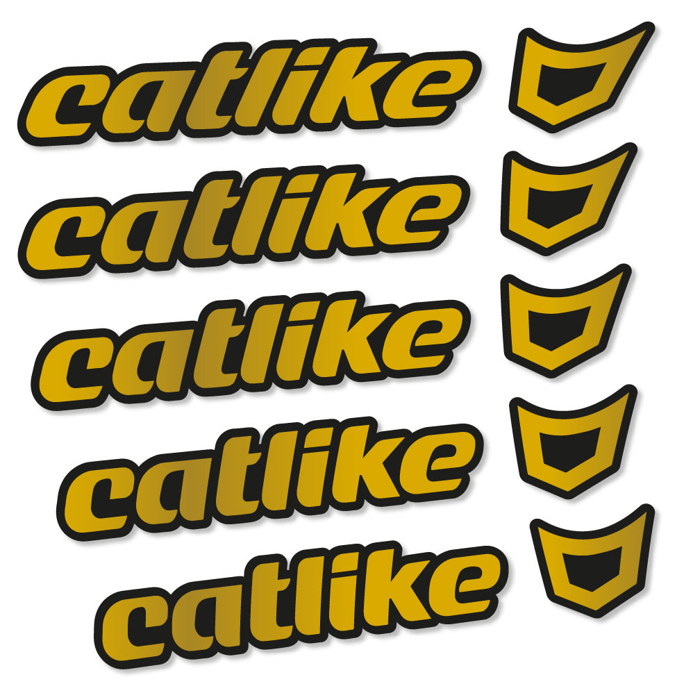Aufkleber Catlike, Helm, Fahrradaufkleber Vinyl