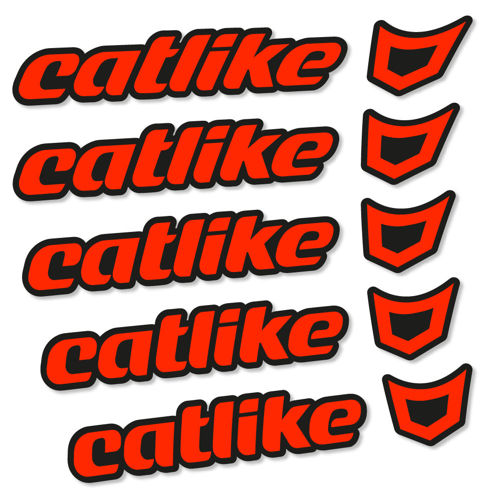 Aufkleber Catlike, Helm, Fahrradaufkleber Vinyl