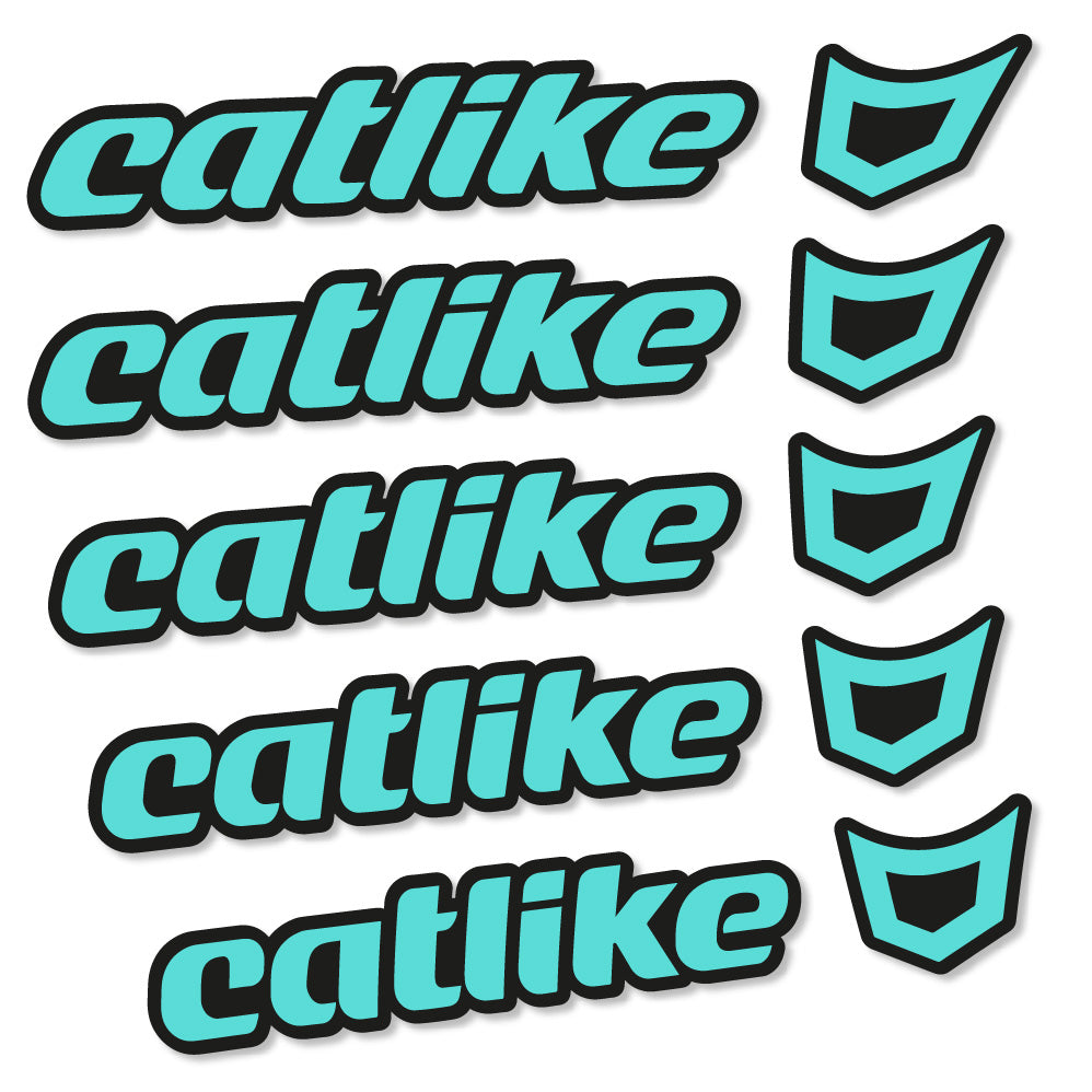 Aufkleber Catlike, Helm, Fahrradaufkleber Vinyl
