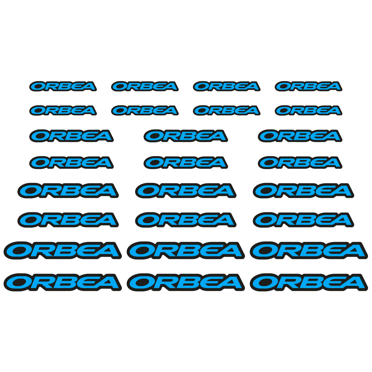 Aufkleber, Orbea-Logo, Helm, Fahrradaufkleber, Vinyl