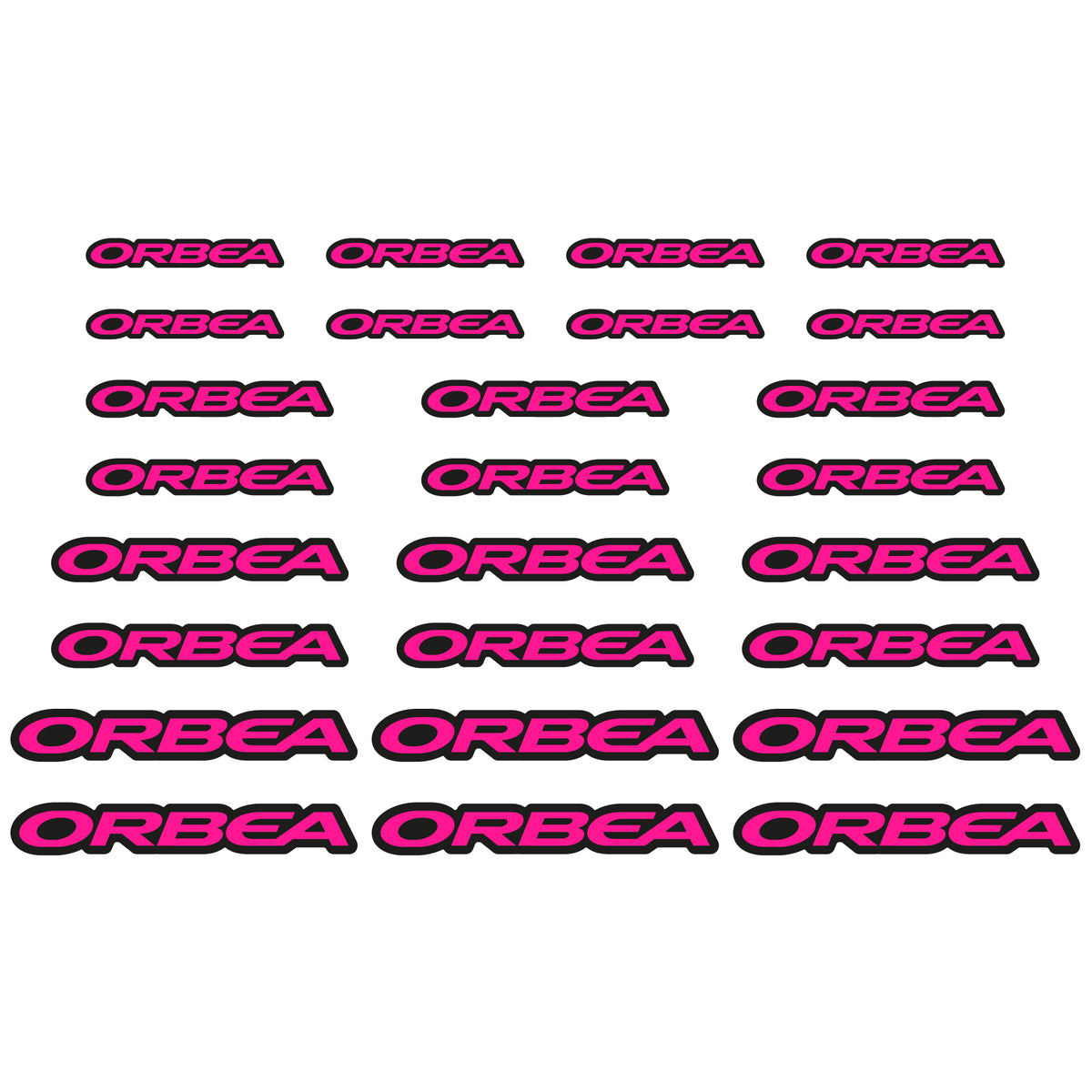 Aufkleber, Orbea-Logo, Helm, Fahrradaufkleber, Vinyl