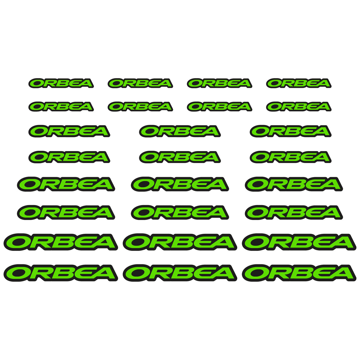 Aufkleber, Orbea-Logo, Helm, Fahrradaufkleber, Vinyl