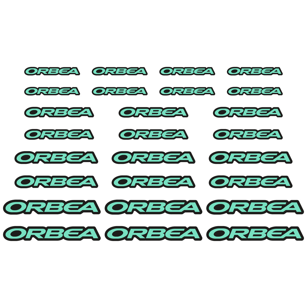 Aufkleber, Orbea-Logo, Helm, Fahrradaufkleber, Vinyl
