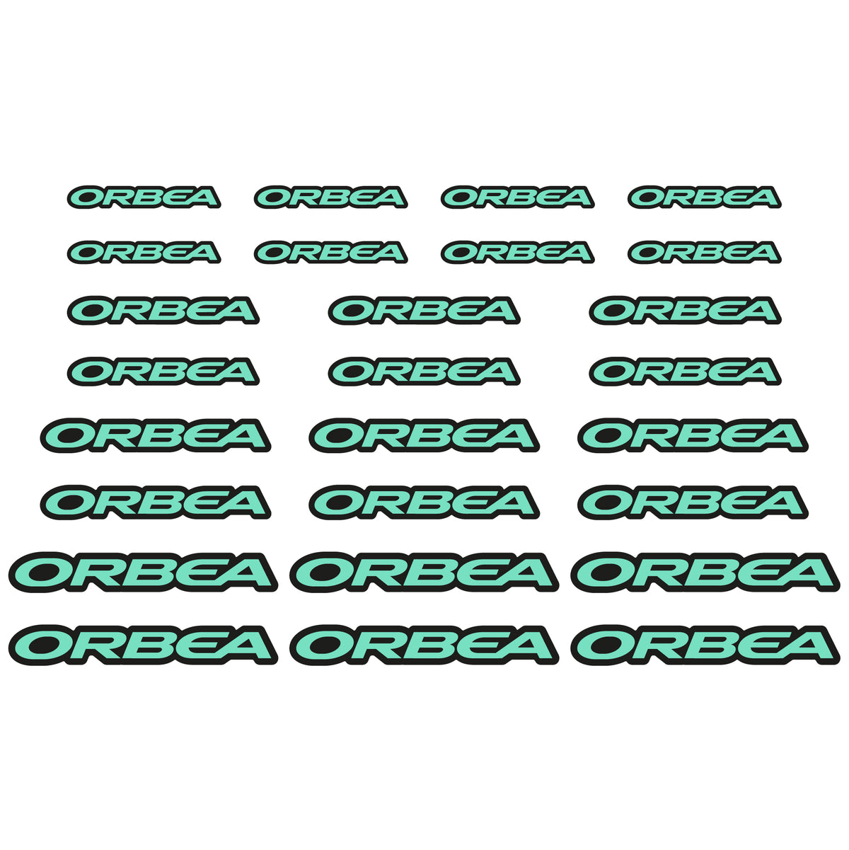 Aufkleber, Orbea-Logo, Helm, Fahrradaufkleber, Vinyl